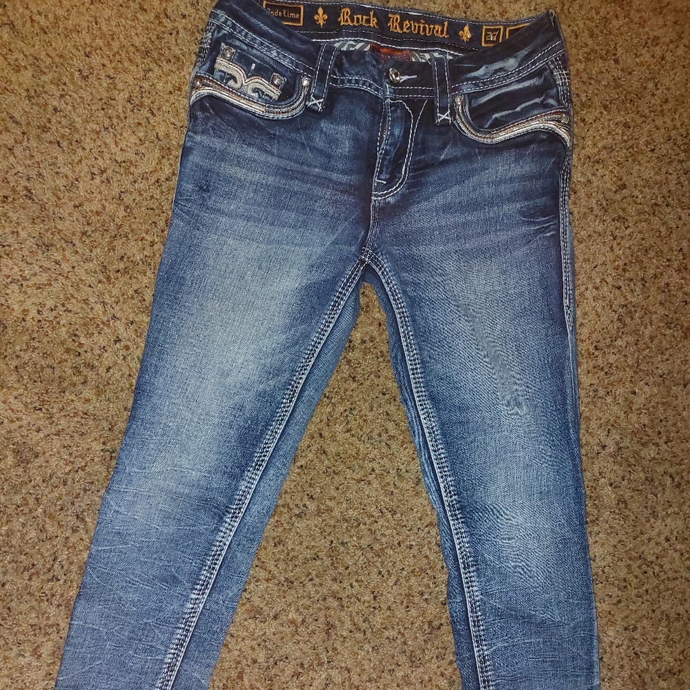 Rock revival capris